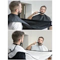 Miniatyrbillede 3 af 4: Barberhagesmæk med sugekopper til mænd Sort