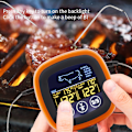 Miniatyrbild 7 av 11: Dubbel Probe Digital Mat Termometer Pekskärm Kött Termometer