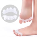 Miniatyrbillede 2 af 7: INF Tåskiller til Hallux valgus 1 par Hvid