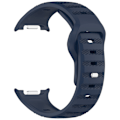 Miniatyrbillede 4 af 5: Stilfuld silikonerem til Galaxy Watch8 & Watch Ultra2 Blå
