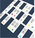 Miniatyrbillede 4 af 4: 88-Key Silicone Piano Keyboard Stickers MultiColor MultiColor