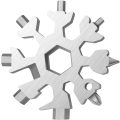 Miniatyrbillede 2 af 6: Multifunktionsværktøj 18-i-1 Snowflake Sølv