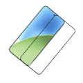 Miniatyrbillede 4 af 4: Xiaomi 15 HD skærmbeskytter i hærdet glas - sort silketryk [understøttelse af fingeraftrykslås] 2-pak