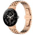 Miniatyrbillede 1 af 9: Google Pixel Watch3 45 mm rem i rustfrit stål Rose guld