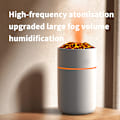 Pikkukuva 2 / 11: Volcano Humidifier HS01: Simuloi liekkiä, puhdista ilmaa Valkoinen