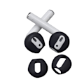 Miniatyrbillede 4 af 4: Silikone ørehætter cover til AirPods 1/2 generation Sort