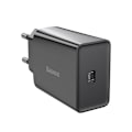 Miniatyrbild 6 av 8: Baseus Speed Mini snabbladdare, USB-C, PD, 3A, 20W (svart)