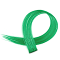 Miniatyrbild 1 av 4: Clip-On Hårförlängningar, 10-pack Grön