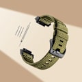 Miniatyrbillede 3 af 3: Nylon G-Shock Urrem: Opgrader din Casio G-Shock Rem Grøn