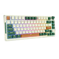 Miniatyrbillede 4 af 10: Trådløst mekanisk tastatur Royal Kludge RKH81 RGB, Sky cyan switch (grøn)