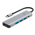 Pikkukuva 1 / 4: 5-in-1 USB-C Hubi: 4K60Hz, USB 3.0 ja kaksi USB 2.0 -porttia