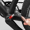 Miniatyrbillede 1 af 5: Cykelreparationsværktøj Mini skraldenøglesæt + dæklap