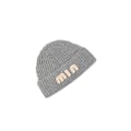 Miniatyrbillede 3 af 3: Strikket beanie hue Grå