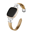 Miniatyrbillede 2 af 3: Rem i ægte læder til Fitbit Versa 3/4/Sense - Khaki