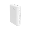 Miniatyrbild 4 av 8: Powerbank 10 000mAh LiPolymer Ultracompact 2.1A 1xUSB-C 1xUSB-A 1xMicroUSB Vit