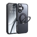 Pikkukuva 1 / 3: McDodo PC-4931 MagSafe kotelo iPhone 16 Plus -puhelimelle jalustalla (musta)