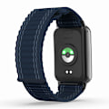 Miniatyrbild 2 av 3: Nylon flätat klockarmband för Xiaomi Mi Band 9/8 Pro Blå