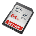 Pikkukuva 3 / 4: Muistikortti SANDISK ULTRA SDXC 64GB 140MB/s UHS-I Class 10 (SDSDUNB-064G-GN6IN)