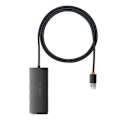 Miniatyrbild 3 av 11: Hub 4in1 Baseus Lite Series USB till 4x USB 3.0, 1m (svart)