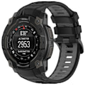 Pikkukuva 3 / 5: Garmin Instinct 3 Kaksivärinen silikoni kellon ranneke model 1 Harmaa