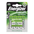 Miniatyrbild 2 av 2: ENERGIZER Batteri AA/LR6 Laddbart Ni-Mh 1300mAh 4-pack