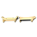 Miniatyrbillede 3 af 3: Rustfrit stål urrem konnektor Guld 22 mm