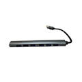 Pikkukuva 4 / 4: USB/USB-C-keskitin, jossa 1 USB3.0 + 6 USB2.0 Hopea