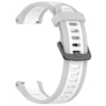 Miniatyrbillede 2 af 2: 20 mm silikone urrem til Samsung Galaxy Watch 6/5/4, Garmin Forerunner 165 Hvid