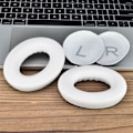 Miniatyrbillede 3 af 6: INF Erstatningsørepuder til Bose QC45 QC35 Hvid