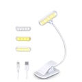 Miniatyrbillede 2 af 3: Bogklemme Lampe: Bærbar LED Læselampe Hvid