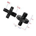 Miniatyrbillede 2 af 3: Stativ gevindadapter 1/4" til M10 - 5-pak M5