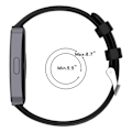 Miniatyrbillede 8 af 9: Silikone urrem til Huawei Band 9 & Band 8 Sort