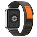 Miniatyrbillede 1 af 3: Redmi Watch 4 flettet nylon urrem Sort + lysegrå