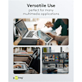 Miniatyrbillede 11 af 11: USB-C™ superblødt tekstilkabel med metalstik, 1 m, sort