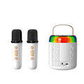 Miniatyrbillede 1 af 11: Y2 Dobbelt Mikrofon Karaoke Maskine Hvid