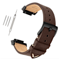 Miniatyrbillede 3 af 3: Urrem i ægte læder til Casio G-SHOCK DW-5600/GWB5600/GA-2100 Brun+sort