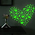 Miniatyrbild 1 av 7: Glow in the Dark Hearts Stickers 2-ark