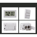 Miniatyrbild 6 av 6: Mini LCD Hygrometer / Termometer Vit 2-pack