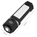 Miniatyrbild 2 av 6: Y6002 Vikbar campinglykta med 3000mAh batteri Svart