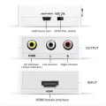 Miniatyrbillede 5 af 5: HDMI til AV/RCA signalkonverter 1080p Hvid