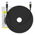 Miniatyrbillede 1 af 10: Flettet netværkskabel kat. 7 Baseus Ethernet RJ45, 10 Gbps, 25 m (sort)