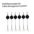 Miniatyrbild 8 av 11: VR Headset Kabelhantering Infällbart Trissesystem (6-pack)