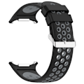 Miniatyrbillede 3 af 9: Samsung Watch Ultra Tofarvet Silikone Rem 24MM Sort+grå