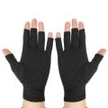 Miniatyrbillede 1 af 4: Fingerløse kompressionshandsker 1 par Sort XL