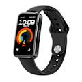 Miniatyrbillede 1 af 3: Silikone udskiftningsrem til Huawei Band 10 Sort