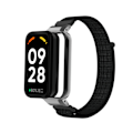 Pikkukuva 1 / 4: Nylon kellon ranneke Xiaomi Redmi Band 2/8 Activelle Musta