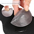 Miniatyrbillede 6 af 6: 1 par Anti-Slip Flat Arch Support Orthotic Inserts halve indlægssåler