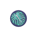 Miniatyrbild 1 av 9: POPSOCKETS Vintage Palm Leaf POPTOP endast lös Top