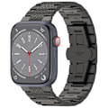 Miniatyrbillede 4 af 5: Tekstureret stålrem til Garmin Forerunner 165/165 Music/168/168 Music/D2 Air X10/Bounce/vivoactive 5/Active 5/VivoMove T Sort 20mm