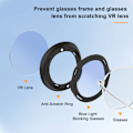 Miniatyrbillede 9 af 11: STARTRC Anti-Scratch Ring Lens Protector til Meta Quest 3 VR Headset